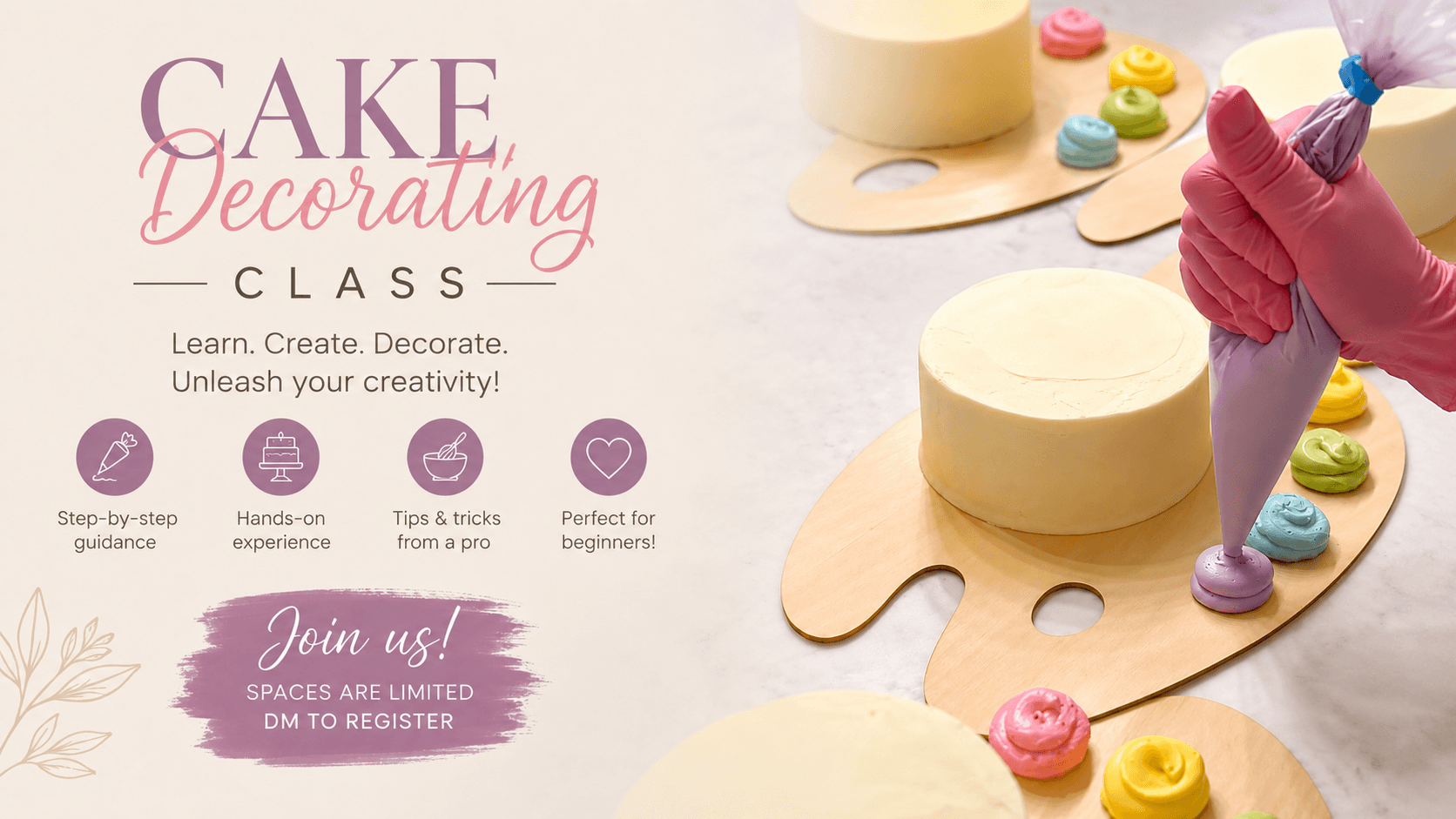 Cake Decorating for Kids - In Person 